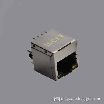 YKJV-8006NL 100% cross SI-46001-F Vertical magnetics rj45 jacks